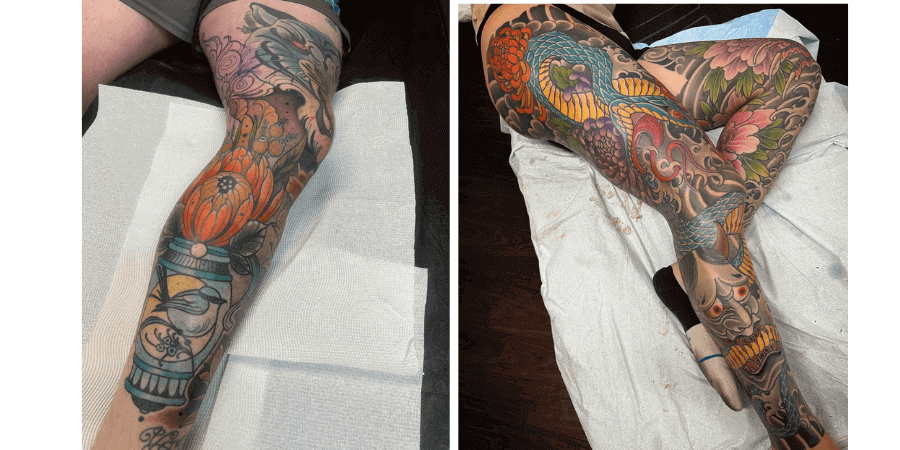 Leg Sleeve Tattoos