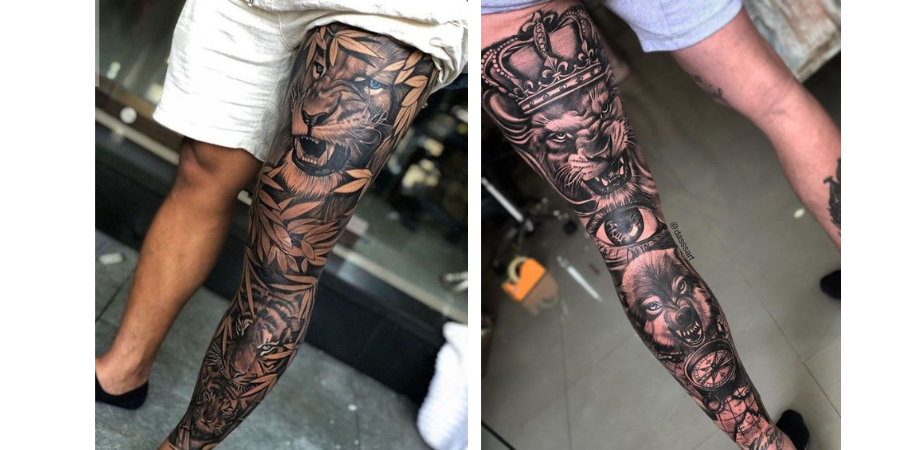 Coolest Leg Tattoos for Men