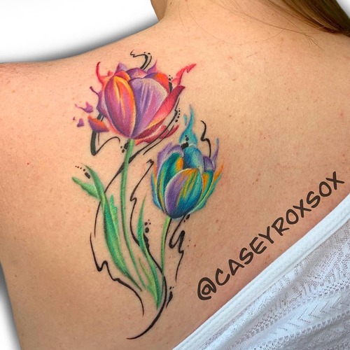 Tulip tattoo 27