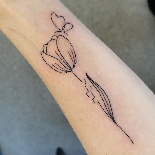 Tulip tattoo 23