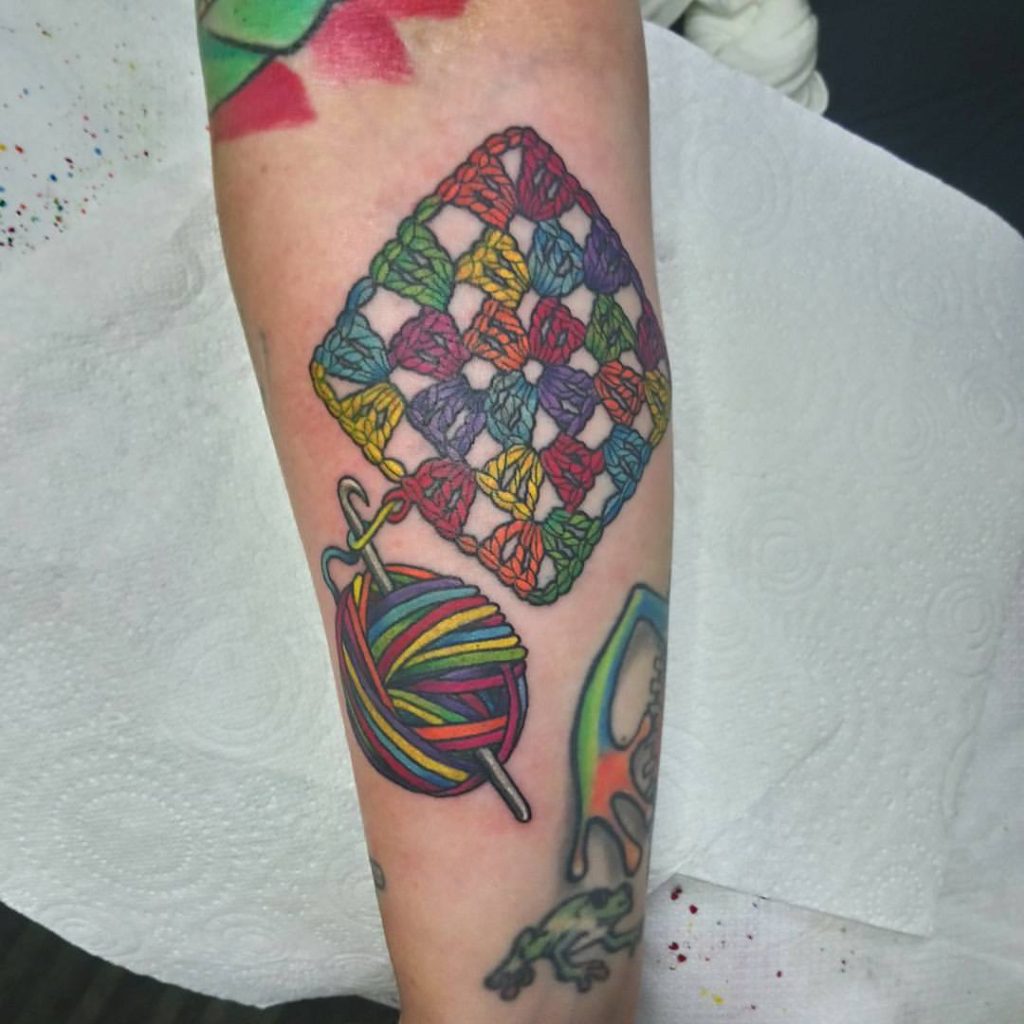 crochet tattoo 15