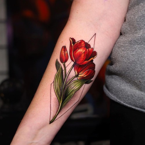 Tulip tattoo 15