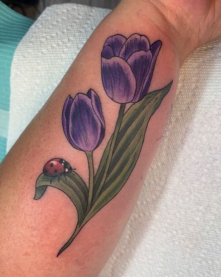 Tulip tattoo 14