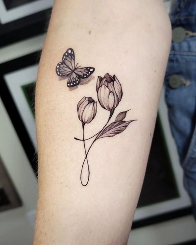 Tulip tattoo 22