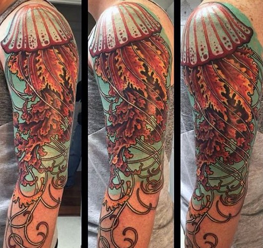 Jellyfish Tattoos 16