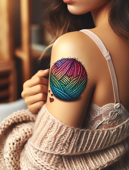 crochet tattoo 1