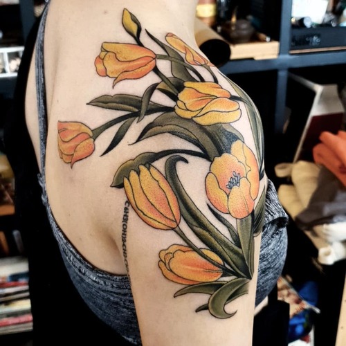 Tulip tattoo 16