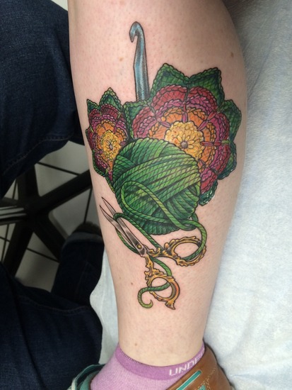 crochet tattoo 24