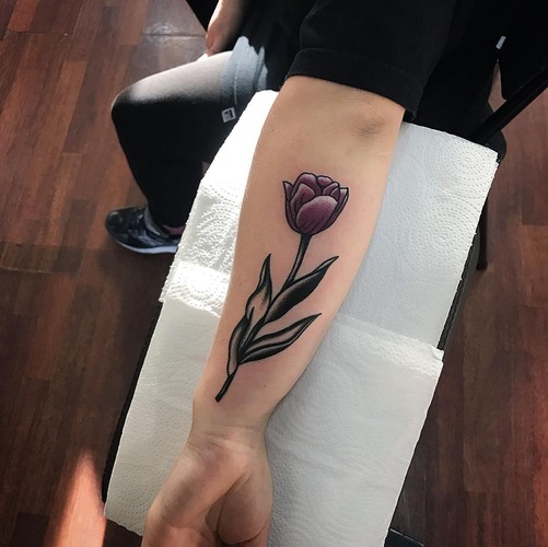 Tulip tattoo 13