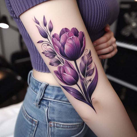 Tulip tattoo 8