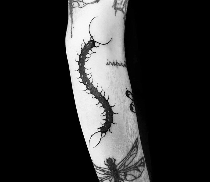 japanese centipede tattoo 13