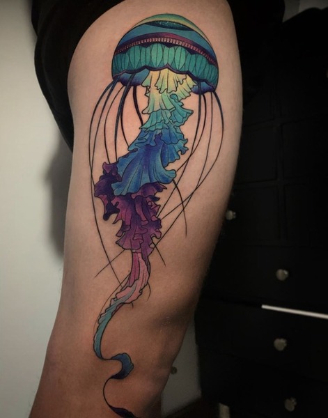 Jellyfish Tattoos 19