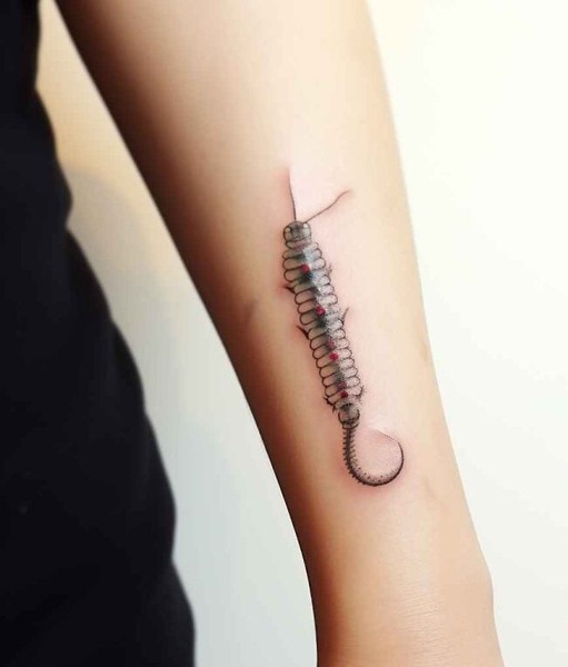 japanese centipede tattoo 7