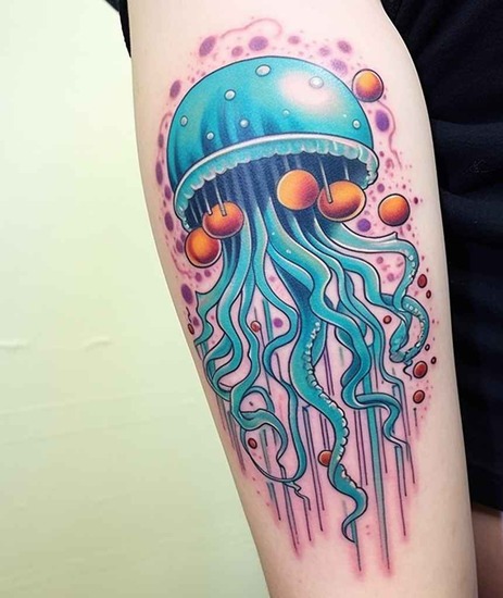 Jellyfish Tattoos 10