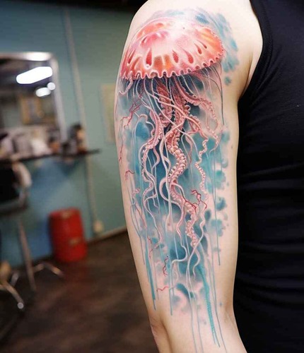 Jellyfish Tattoos 8