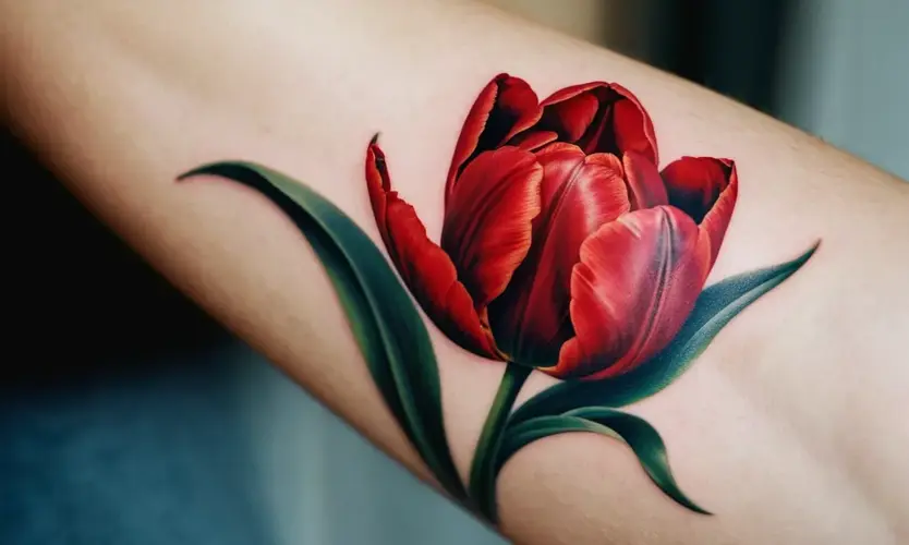 Tulip tattoo 4