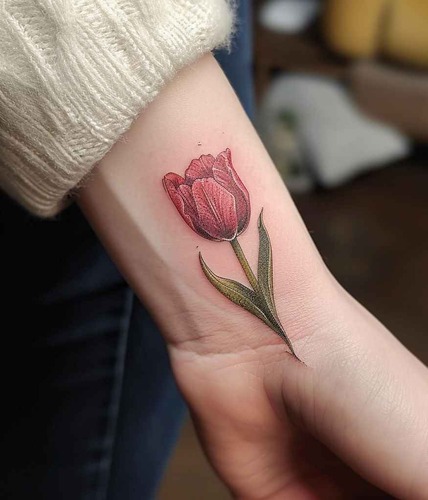 Tulip tattoo 2