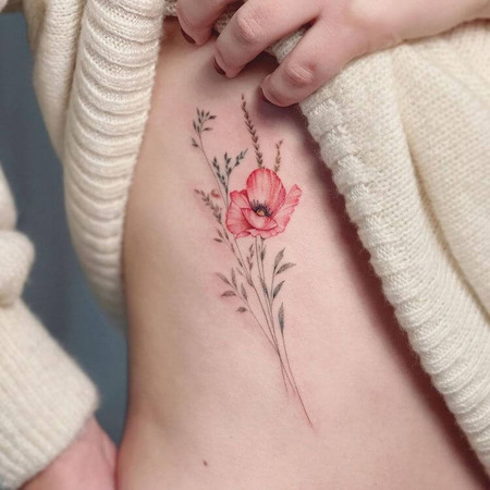 types of flower tattoos 18